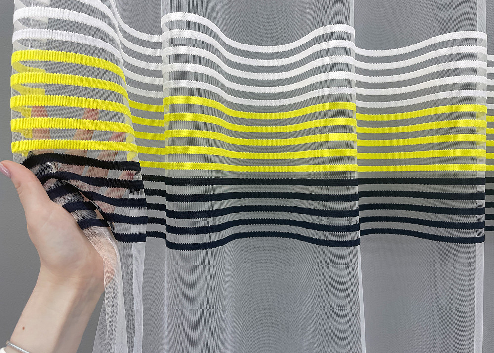 Тюль фатин полосы, коллекция 