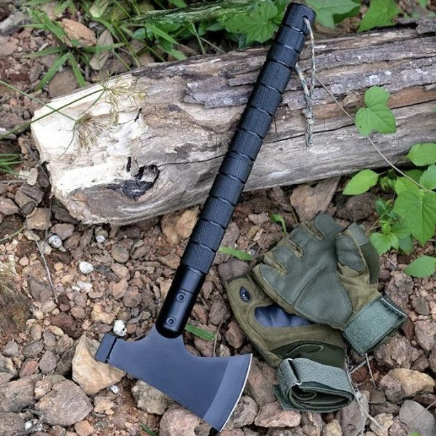 Топор тактический, набор для выживания 9в1 VT36 туристический BC-98 Львов - изображение 16