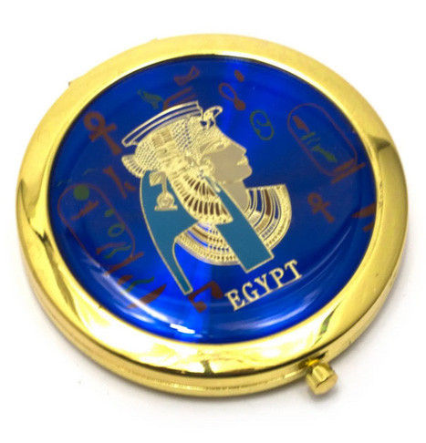 Зеркальце металлическое карманное египетское Киев - изображение 1