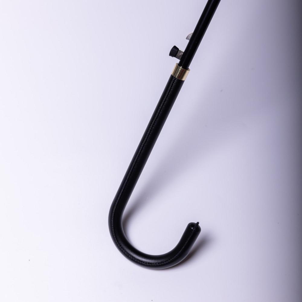 Классический зонт-трость полуавтомат из полиэстера 7 спиц диаметр 99 см Бежевый HP-23-7BE Киев - изображение 6