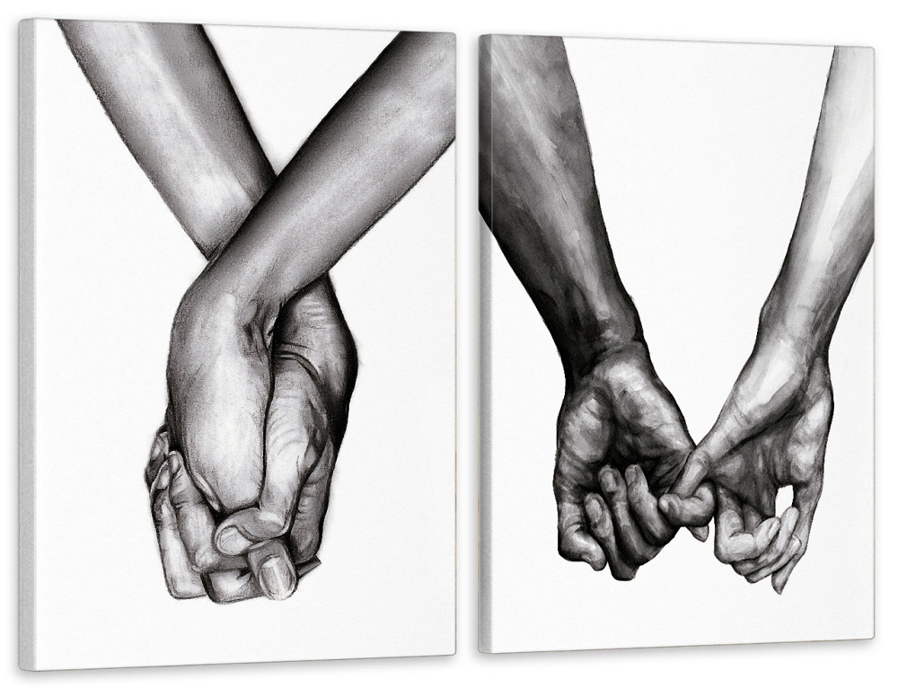 Модульная картина в гостиную / спальню   Закохані руки TLV-2_075 90x132 см Київ - фото 1