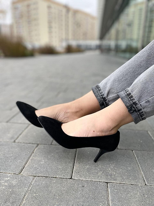 Туфлі жіночі SEE SEVEN чорні натуральна замша 38р. (3864) Коломыя - изображение 3