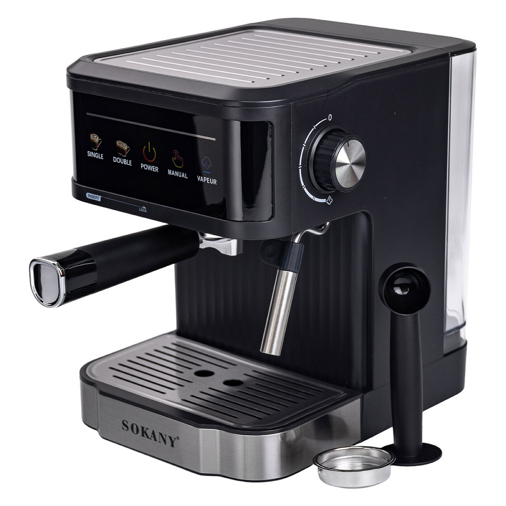 Кавомашина з капучинатором 1.8 л професійна Sokany електрична SK-04025 Коломия - фото 8