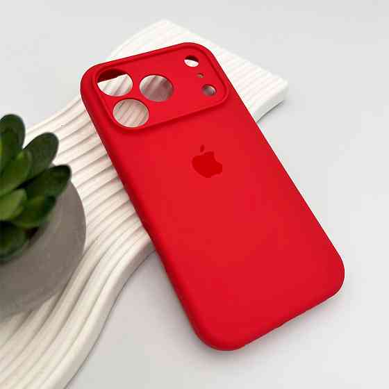 Чохол для смартфона Silicone Full Case AA Camera Protect for Apple iPhone 17 Pro 43,Berry Red Київ