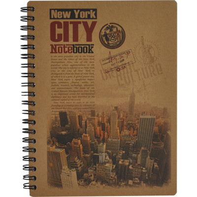 Блокнот Buromax spiral side, В6, 96sheets, KRAFT, white, perforation, assor (BM.2478) Вінниця - фото 1