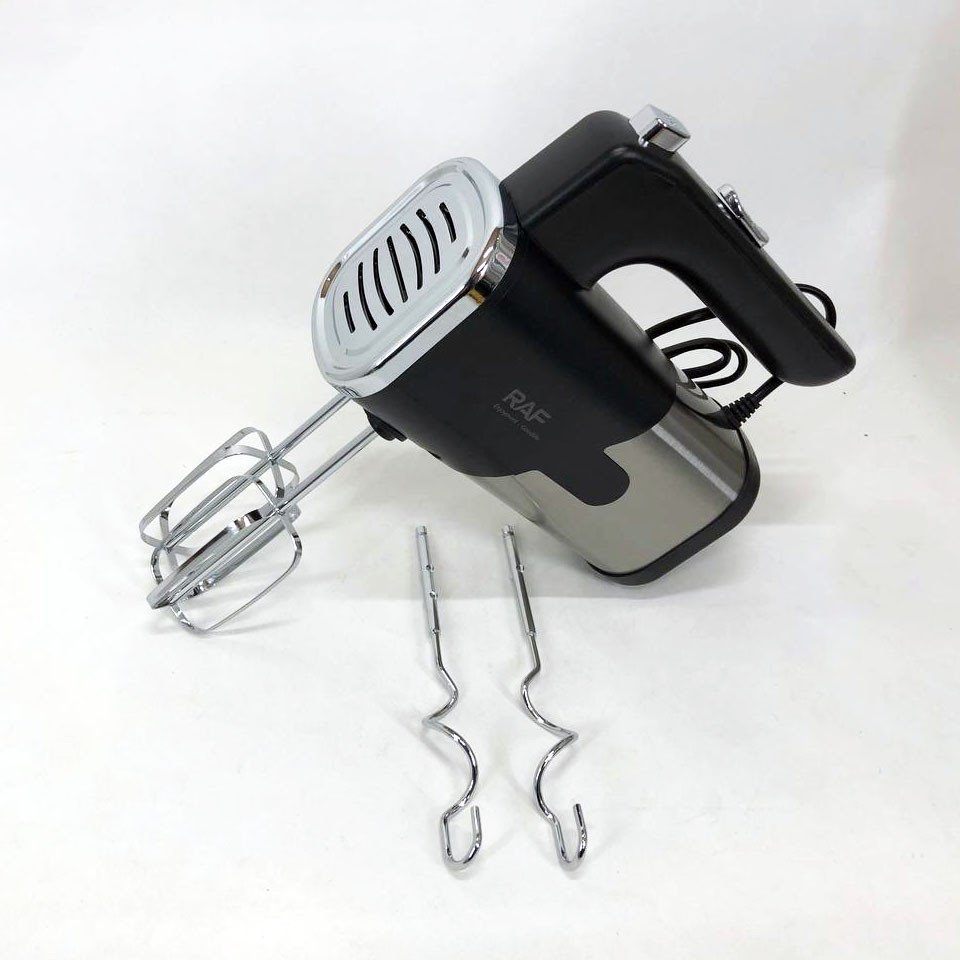 Хороший миксер для теста RAF, Миксер ручной для взбивания и замешивание теста с двумя венчиками YN-47 Львов - изображение 12