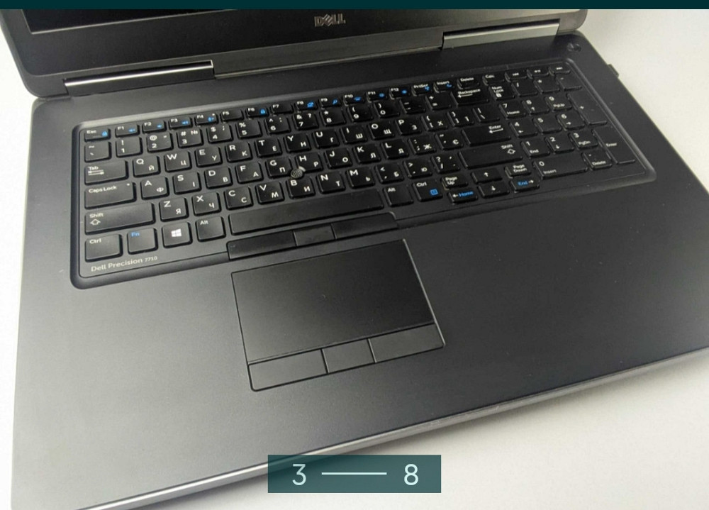 Ноутбук: DELL Precision 7710 Xeon E3 - 1535M 4K UHD Quadro M5000M 32Gb. 2x512Gb. Харків - фото 3