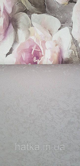 Шпалери вінілові на флізеліні Sintra Adria метрові під венеціанську штукатурку перламутрова кава з молоком Київ - фото 3