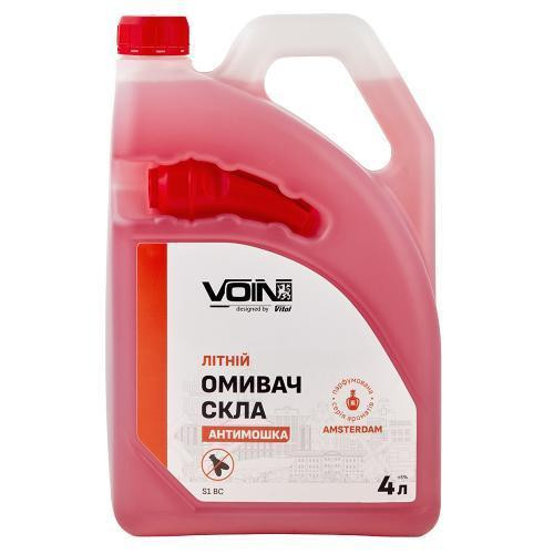 Омивач скла 4л літній антімошка (каністра з лійкою) (в асортименті) Харків - фото 1