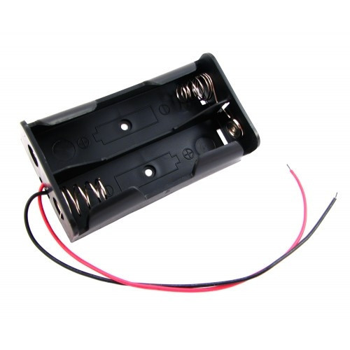 Бокс для 2-х акумуляторів 18650 з проводами для Arduino Київ - фото 2