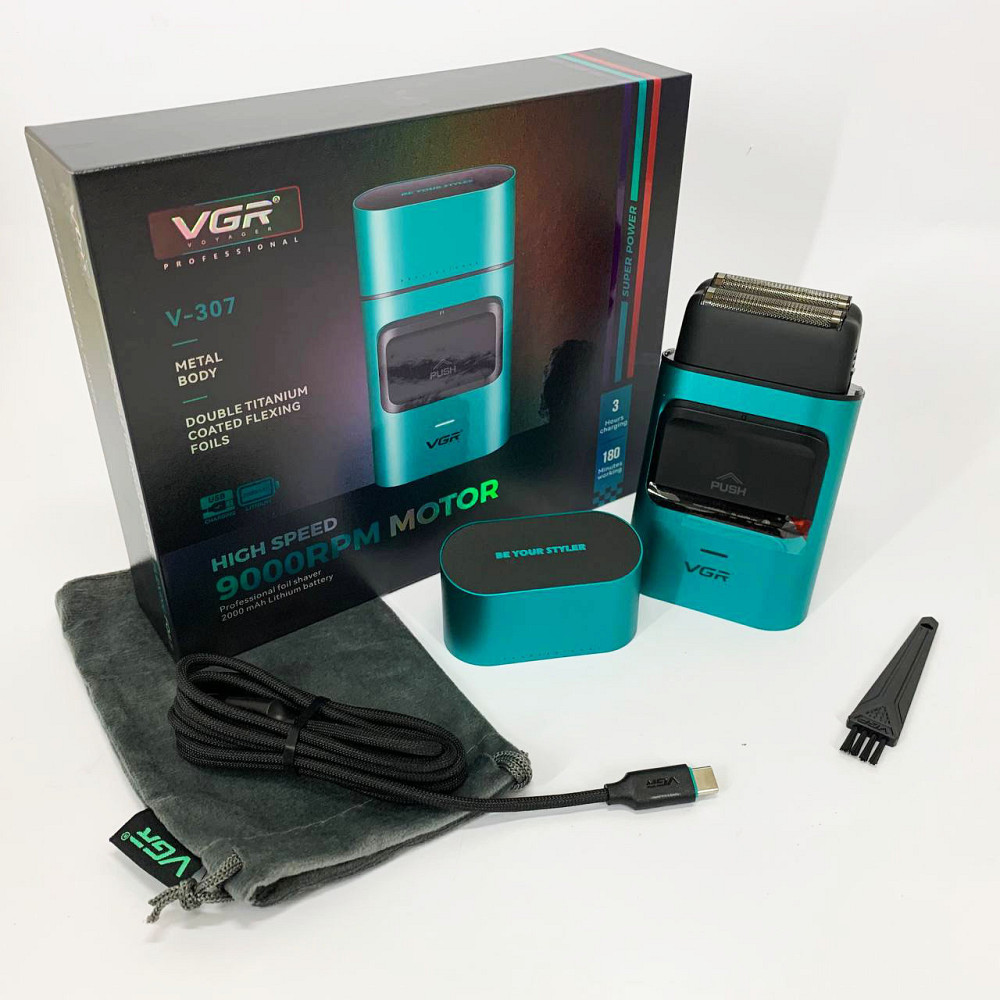 Мужская бритва на батарейках VGR, Хорошая электробритва для бороды, Электробритва мужская беспроводная AI-86 Львов - изображение 6