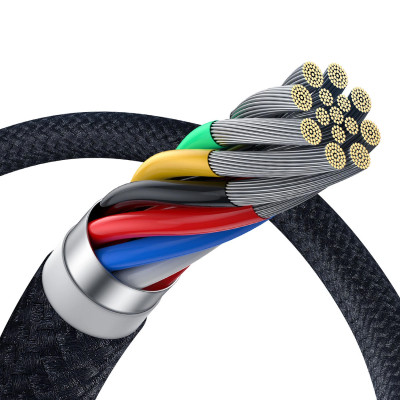 Дата кабель USB-C to USB-C 1.5m 100W USB3.2 20Gb black Baseus (P10318204111-00) Винница - изображение 10