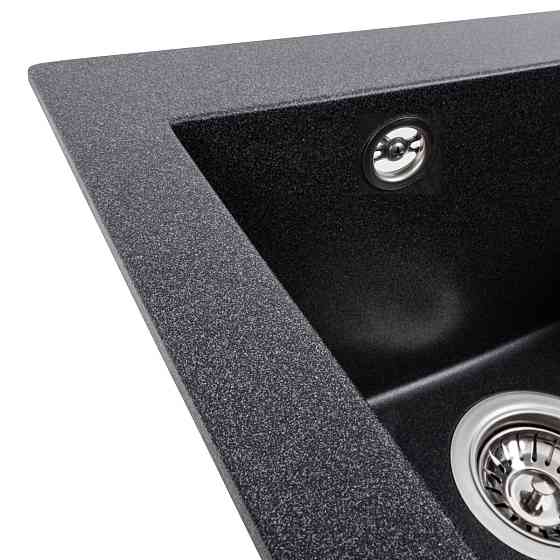 Гранітна мийка для кухні VALESO SOKIL 4150 матова Карбон Коломыя