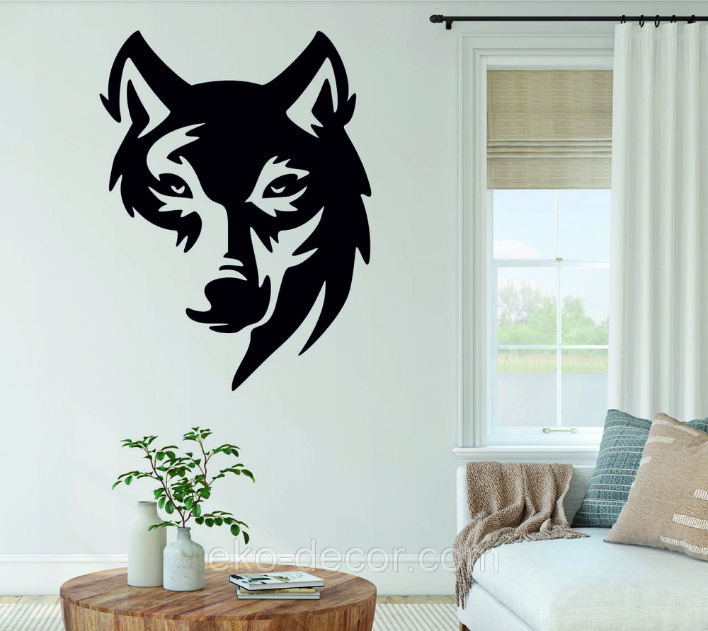 Декоративне нестінне Панно  «Вовк» , Декор на стіну Київ - фото 3
