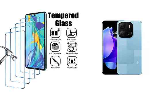 Захисне скло ArmorGlass для Tecno POP 7 (BF6), POP 7 Pro – стійке до подряпин та ударів Київ