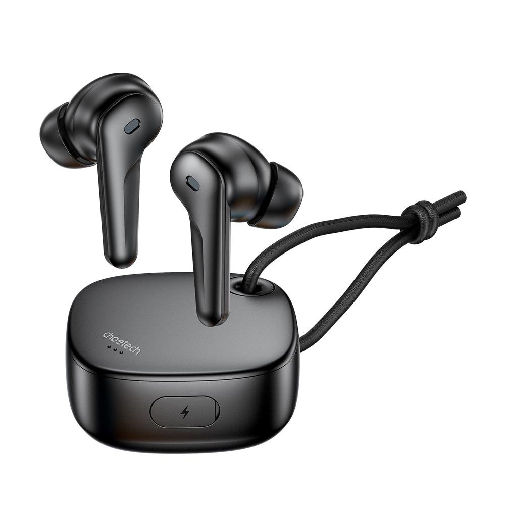 Бездротові навушники Choetech BH-T17 Black TWS, Bluetooth 5.4, ANC+ENC (43-00136) Киев - изображение 11