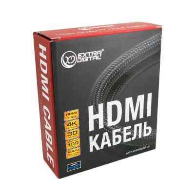 Кабель мультимедийный HDMI M to HDMI M 5.0m Extradigital (KBH1635) Винница