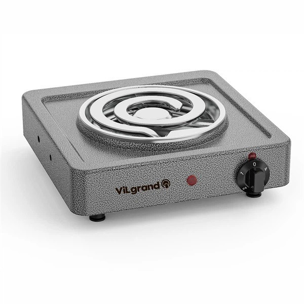 Плита настільна електрична ViLgrand VHP161D Gray 1000Вт TR-31 Львів - фото 6