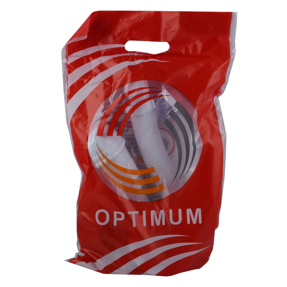 Сифон OPTIMUM 31/2| *40 для миття з отв.для прання.маш, з прямокут. переливом і гофр 40х40/50 OPTI 27343 Київ - фото 7