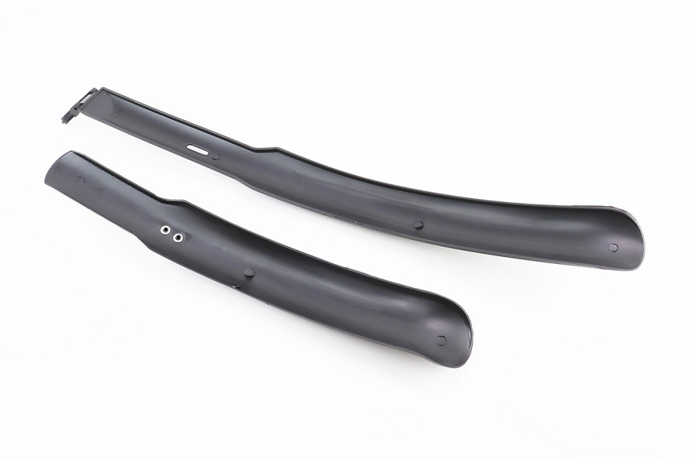 Крила пластмасові 26" MTB довгі, чорні Київ - фото 2