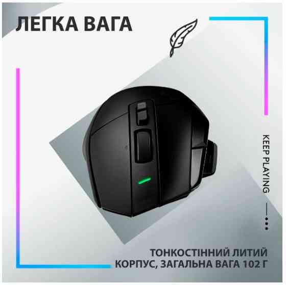Мышь Logitech G502 X LIGHTSPEED Black (910-006180) (6823491) Киев