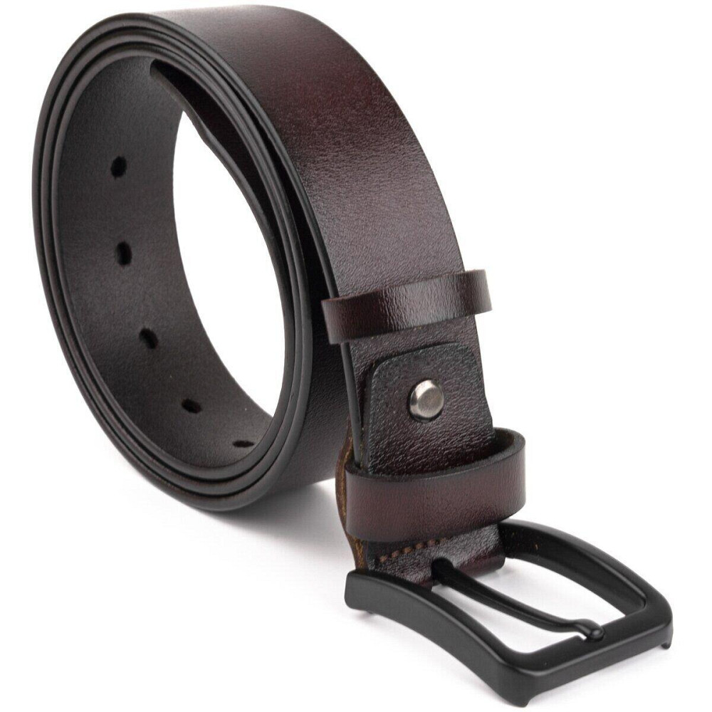 Чоловічий шкіряний ремінь Vintage 20221 Коричневий Київ - фото 6