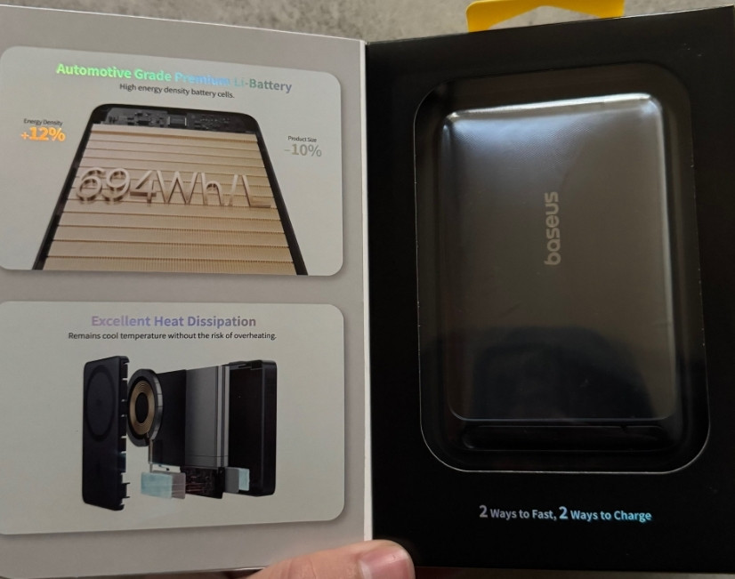 Повербанк Baseus Nomos Qi2 10000mAh 45W Magsafe. Харків - фото 6