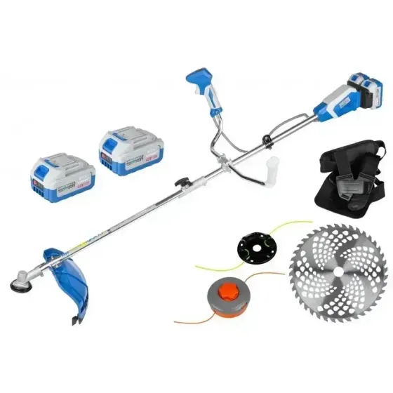 Ручний тример для трави акумуляторний безщітковий двигун EURO-CRAFT 42V,Якісний тример для трави 21 В 4 А  год Львів