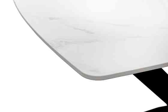 Стіл БІНГО 140*80,  кераміка білий мрамор Киев