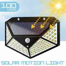 Вуличний настінний світильник із датчиком руху 100LED/CL-100 кут кут акумулятор 600мАг 3 режими 7317 Київ