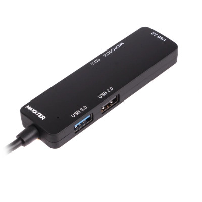 Концентратор Maxxter USB-C to 1xUSB 3.0 + 2xUSB 2.0 + SD/TF (HU3C-3PTF-01) Винница - изображение 3