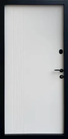 Вхідні двері Форт-М Комфорт Стиль антрацит/білий матовий 860х2050 мм Київ