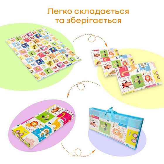 Развивающий термоковрик детский 180х200х0.8см 