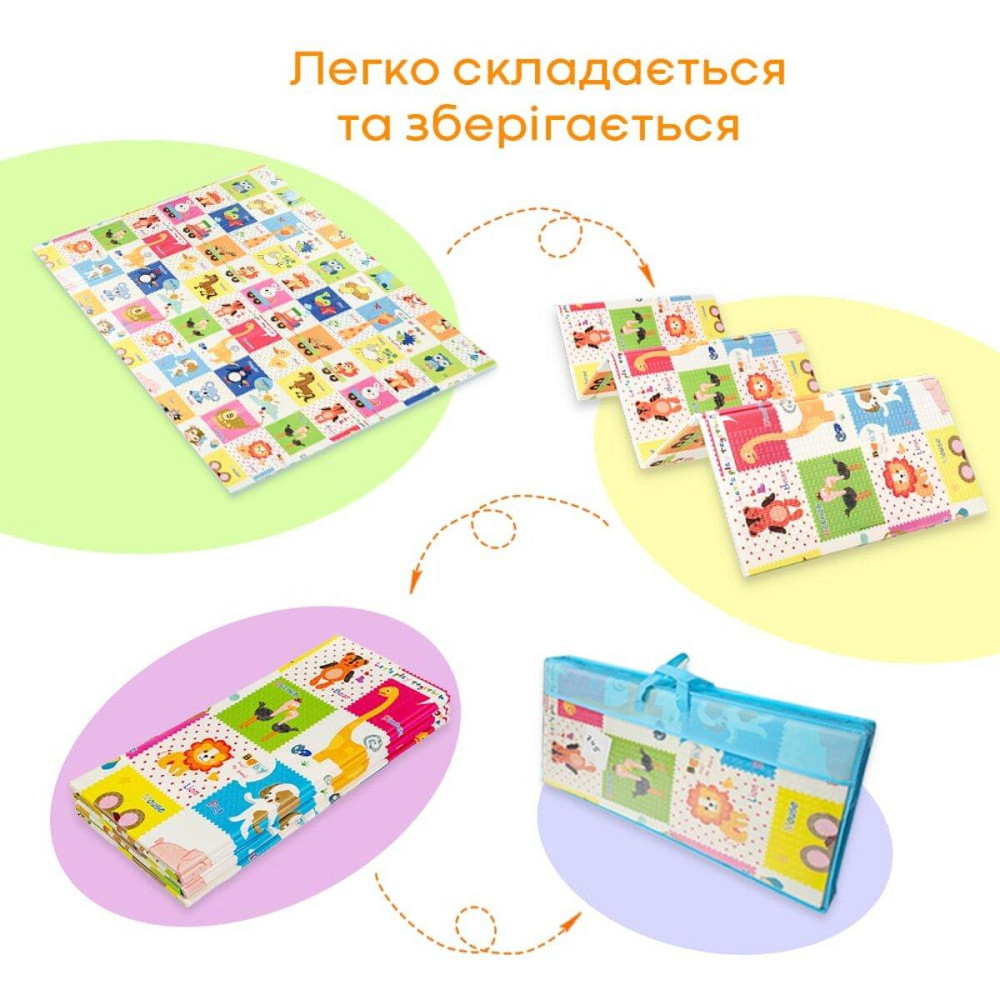 Развивающий термоковрик детский 180х200х0.8см 