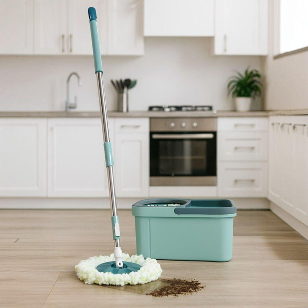 Швабра с отжимом + ведро 6л,Бирюзовый SBR Киев - изображение 5