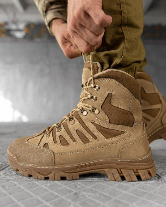 Зимние тактические ботинки weightlessness на флисе ВТ0458 Одесса - изображение 1