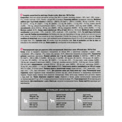 Вологий корм для собак Pet Chef М'ясний мікс 415 г (4820255193625) Вінниця - фото 8