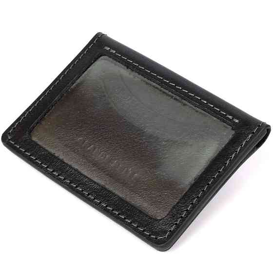 Кожаная визитница GRANDE PELLE 11487 Черный Киев