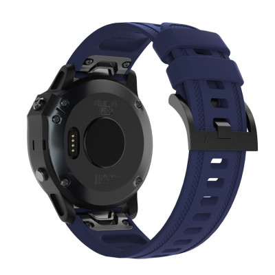Ремешок для смарт-часов Armorstandart Silicone 20mm для Garmin Fenix 5s/6s Dark Blue (ARM60810) Винница - изображение 2