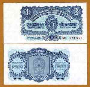 Чехословакия/Czehoslovakia 3 Korun 1961 P81b UNC Полтава