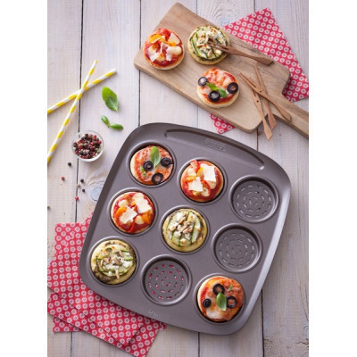 Форма для выпечки Pyrex Asimetria мини-pizza 9 ячеек (AS09BZ0) Винница - изображение 4