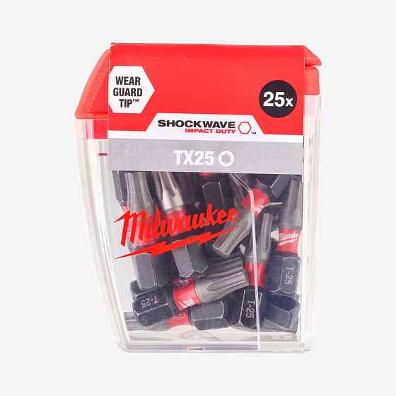 Біта SHOCKWAVE MILWAUKEE, TX25, 25мм, (25шт) Одесса