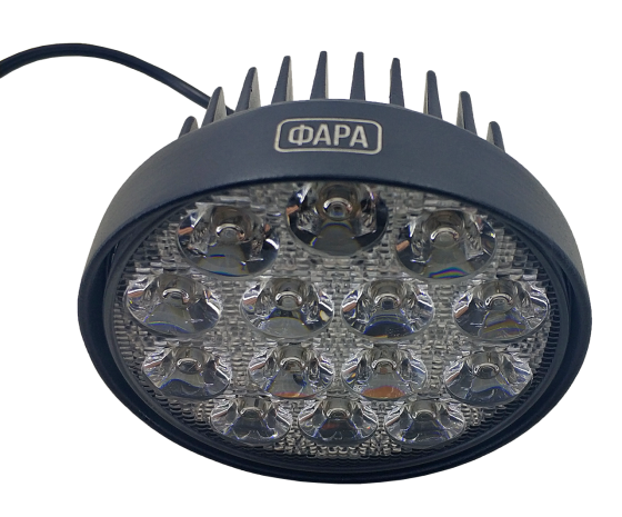 LED кругла фара 42W, 14 ламп, вузький промінь 10/6000K 30V Мукачево