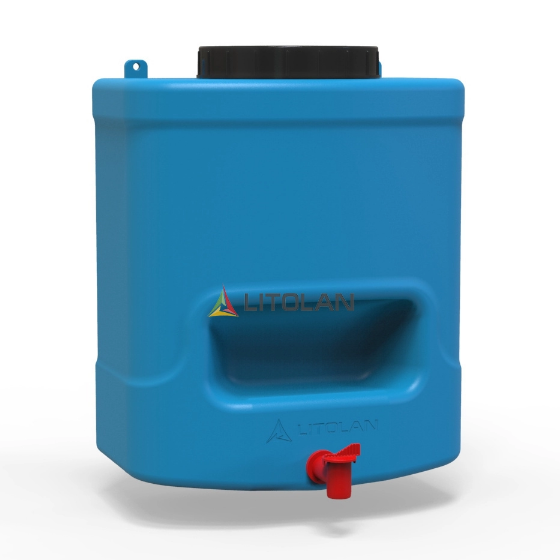 Рукомийник літній 15л 180*300*375мм 1 шар синій LITOLAN Житомир