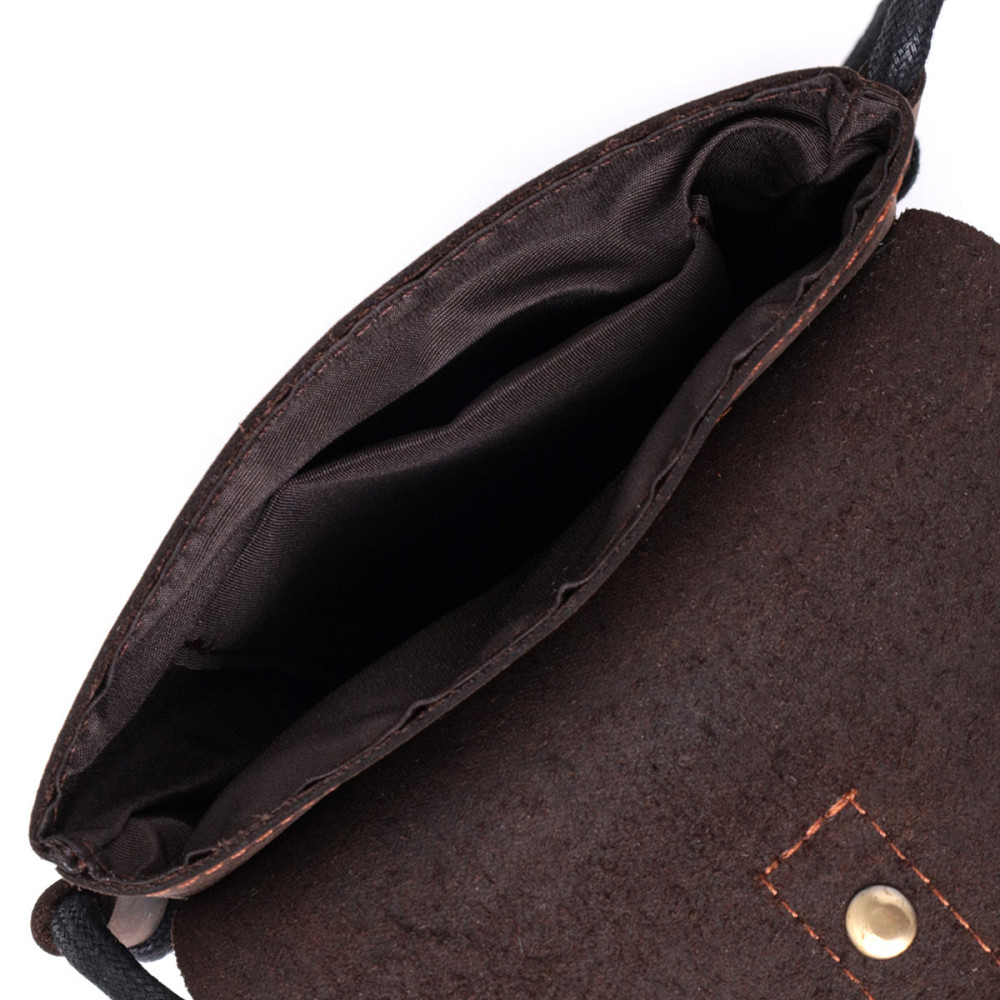 Винтажная сумка через плечо из натуральной кожи Vintage sale_15084 Коричневый Киев - изображение 7