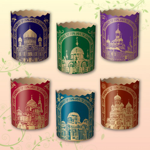 Форми для пасок (85*70) (міні )Золоті купала (50 шт) Харків - фото 1