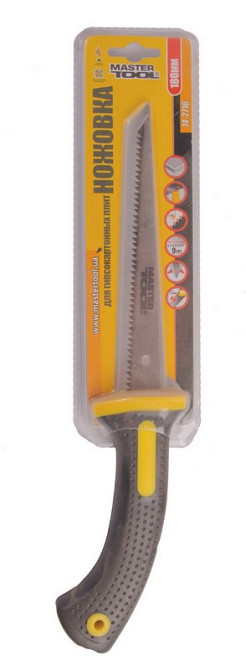 MASTERTOOL Ножівка для гіпсокартонних плит MASTERTOOL 180 мм 9TPI загартований зуб 2-D заточува Коломыя - изображение 4