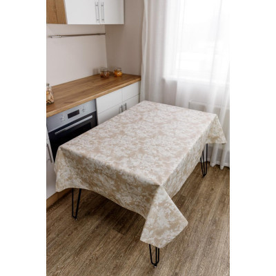Скатертина Прованс непромокаюча Simfoni Алюр беж 180х136 см (033561) Вінниця - фото 2