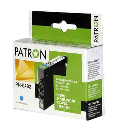 Картридж Patron для EPSON R200/300 (PN-0482) CYAN (CI-EPS-T048240-CY-PN) Винница