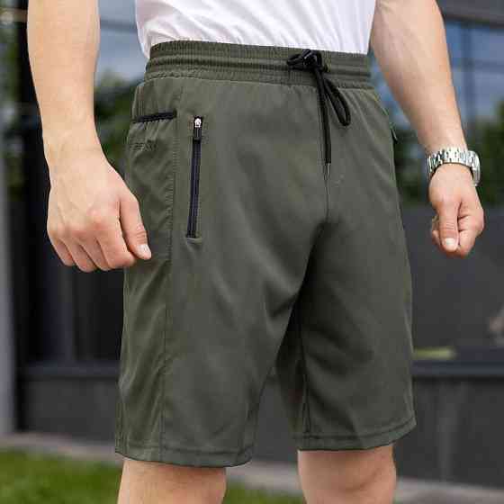 Мужские шорты прямого кроя хаки Pobedov Vil'nyy Киев